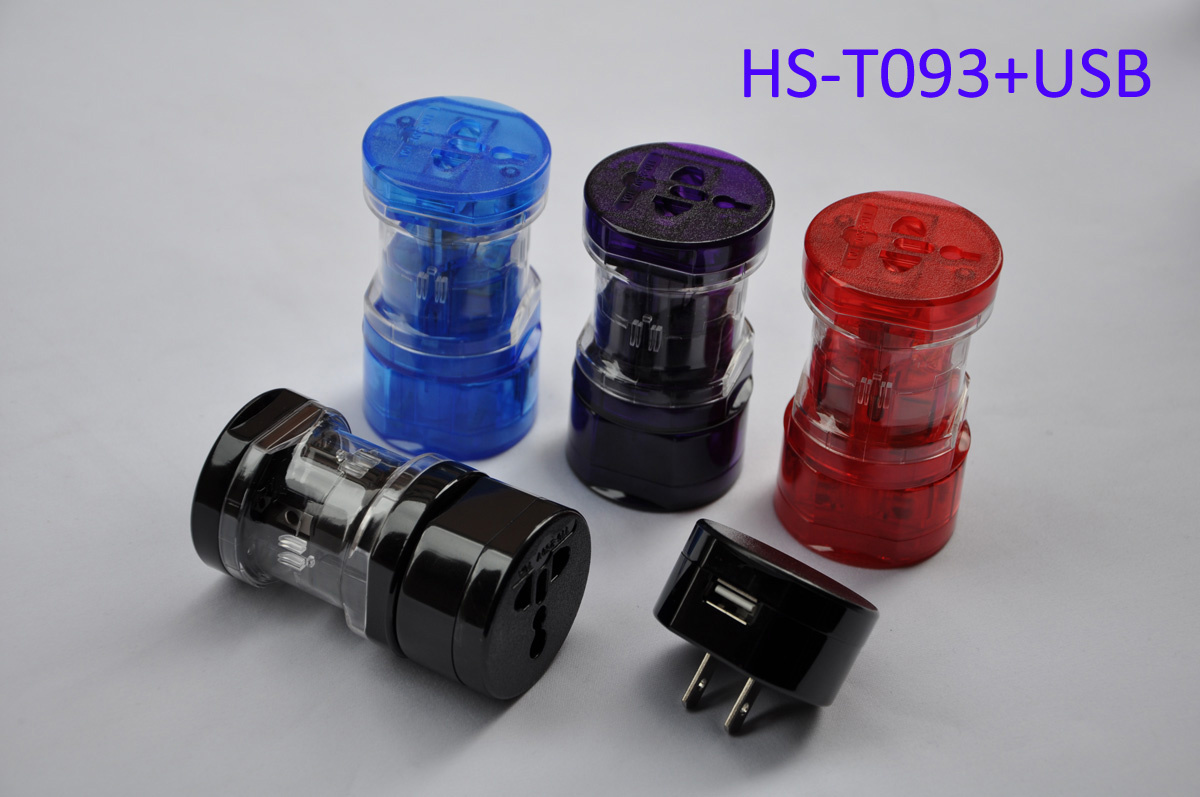Universal Travel Adapter with USB Charger for Promotional Gift