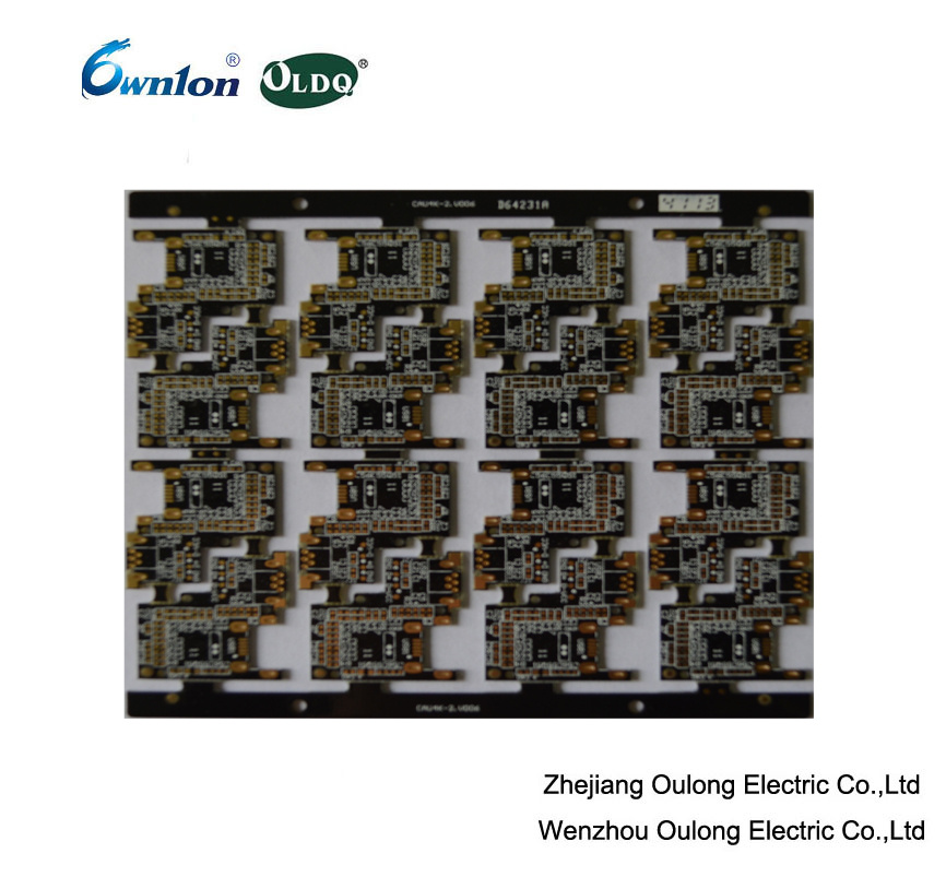 2 Layer Enig PCB with Black Solder Mask (OLDQ / OWNLONG)