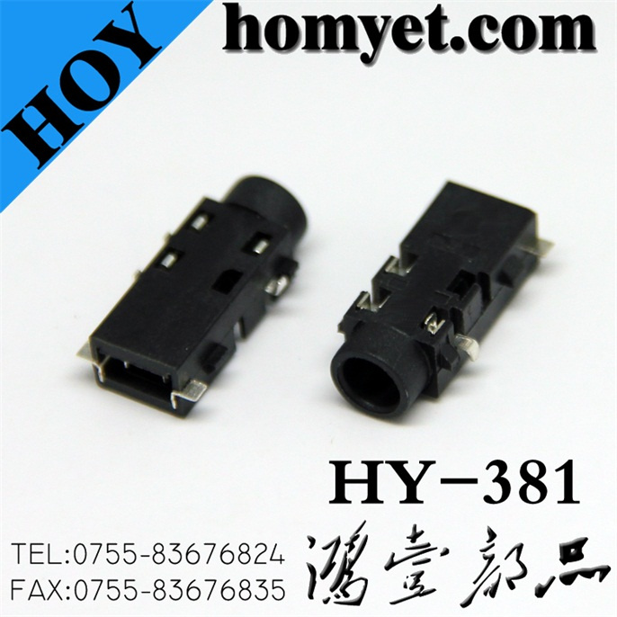 3.5mm Sinking SMD Headphone Jack (Hy-381)