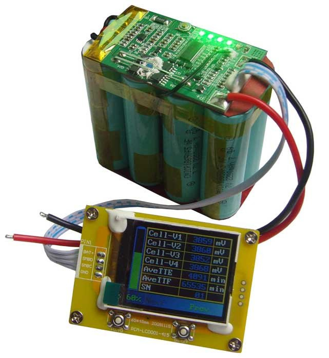 Smart Battery Systems 14.8V Li-ion Battery Pack BMS / PCM PCB
