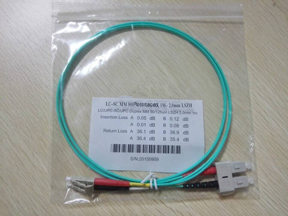 Multimode 10 Gig Om4 LC/St/FC/Sc Duplex Fiber Optic Patchcord