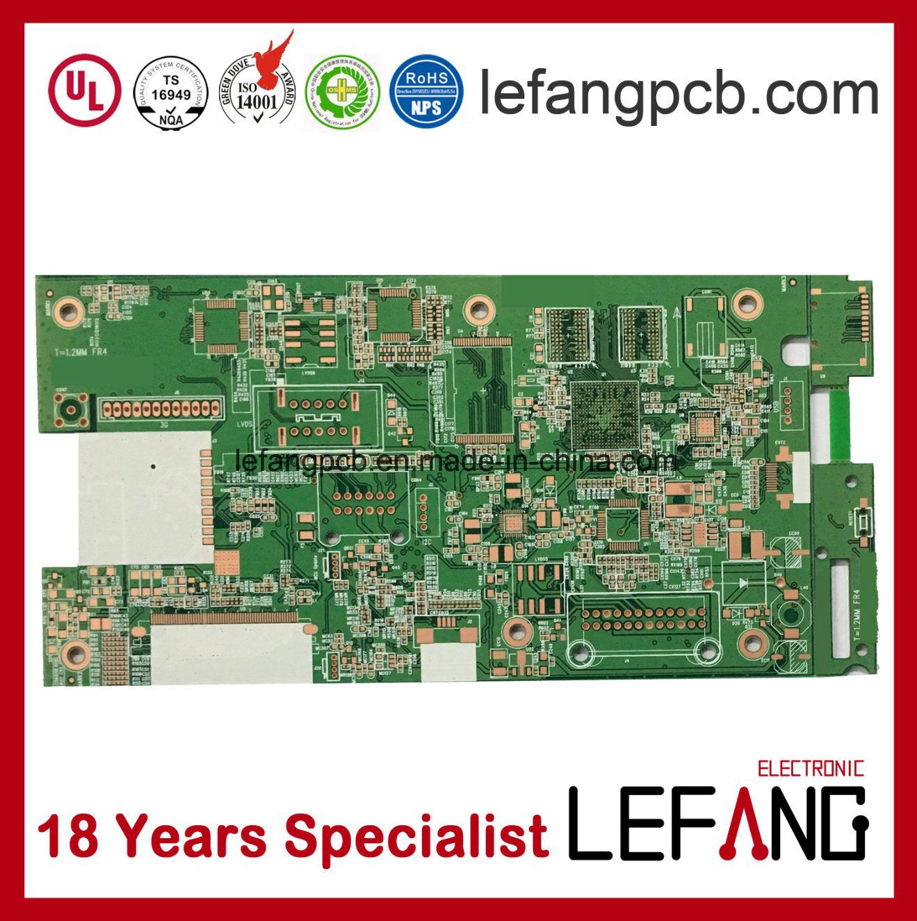 UL Approved PCB Board Printed Circuit Manufacturer Since 1999