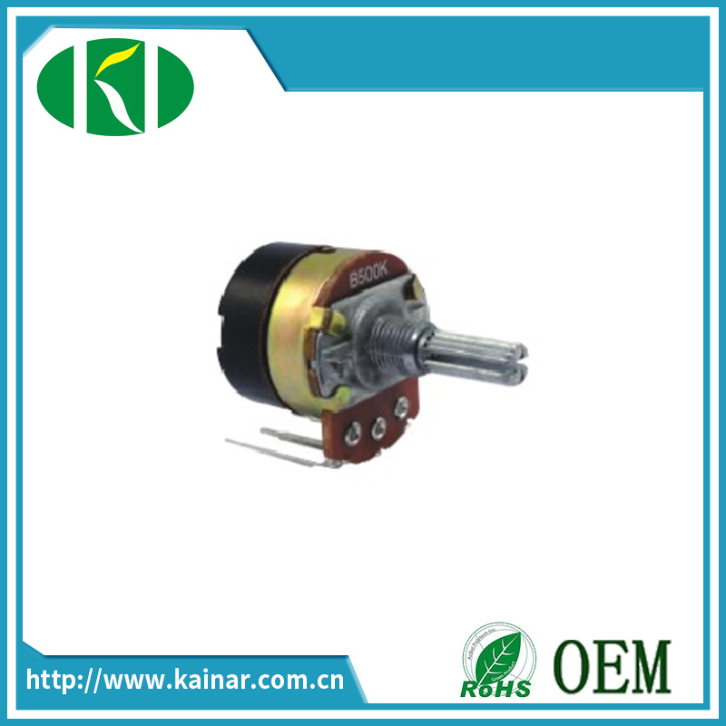 24mm Volume Control Rotary Potentiometer with Switch Wh138ak-4