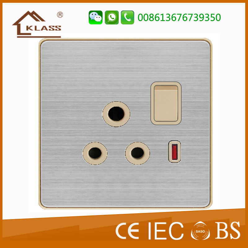 Electrical 15A Wall Switched Socket Home Office Use