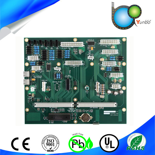 PCB and Assembly with Components