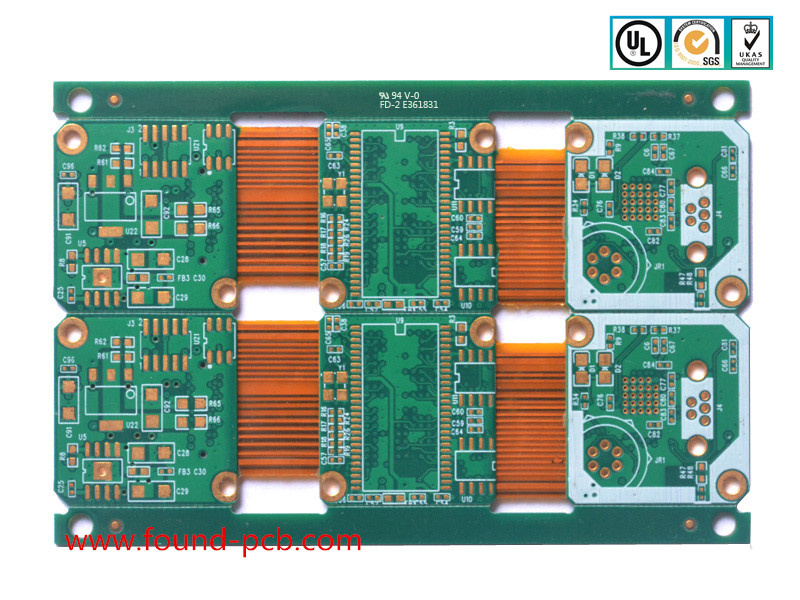 Flex+Fr4 PCB Board FPC Rigid Flex PCB