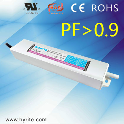 10W 12V Waterproof 0.9PF LED Driver with Ce