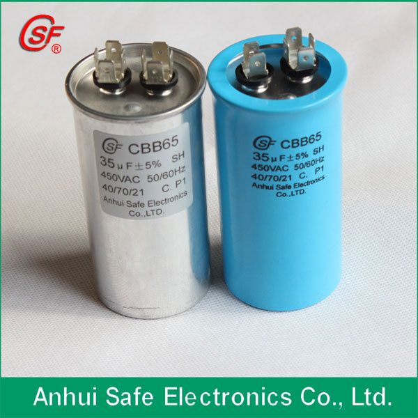 AC Motor Run Film Capacitor Cbb65 for Air Conditioner Use