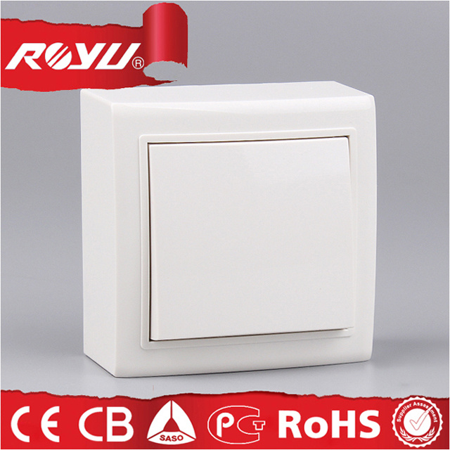 10A ABS Material Surface Mounting Power Supply Switch