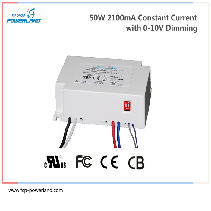 50W 2100mA Dimmable Constant Current LED Driver for Lighting