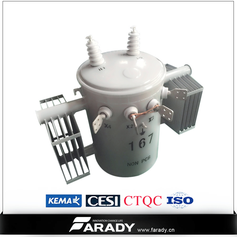 167kVA Transformer Single Phase Pole Mounted Transformer