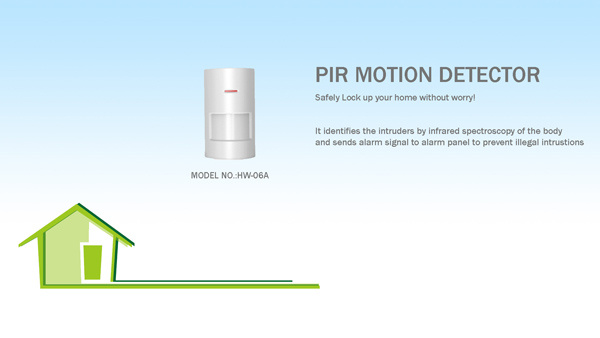 Anti-Glare Pet Immune PIR Motion Detector