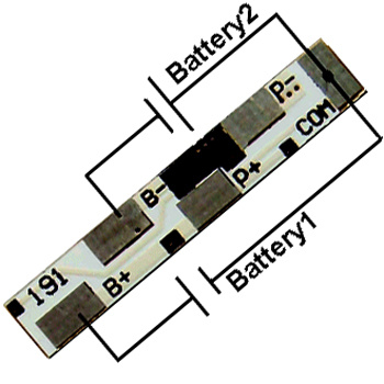 2s Li-ion Li-Polymer LiFePO4 Battery BMS PCM-Li02s3-191