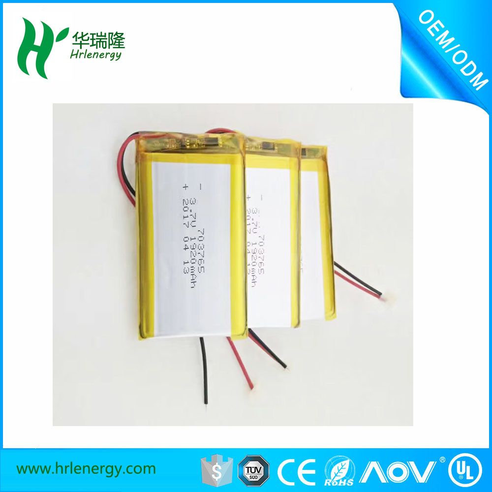 Rechargeable Li-Polymer Battery 703765 1920mAh 3.7V