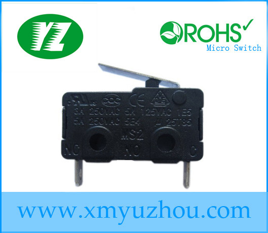 5A Subminiature Short Arm Micro Switch