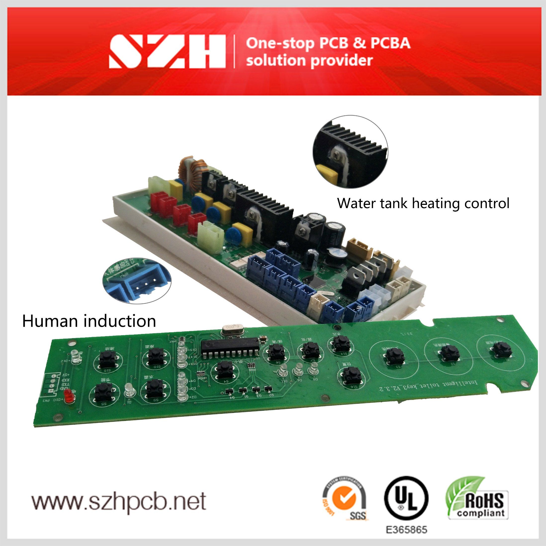 Automatic Bidet Toilet PCBA Board Supplier