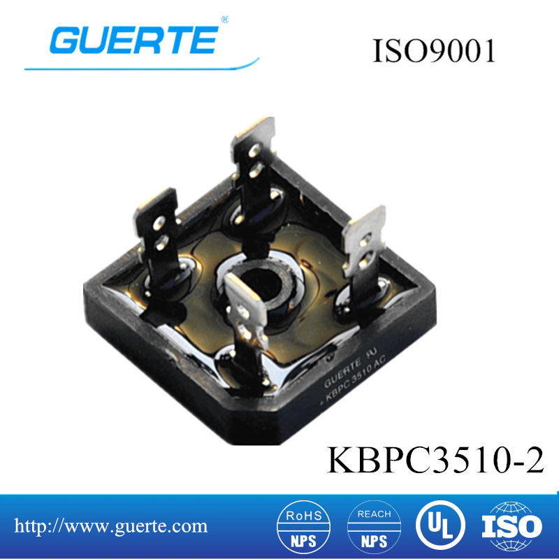 Single-Phase Bridge Rectifier Kbpc-2 35A 1000V with ISO9001