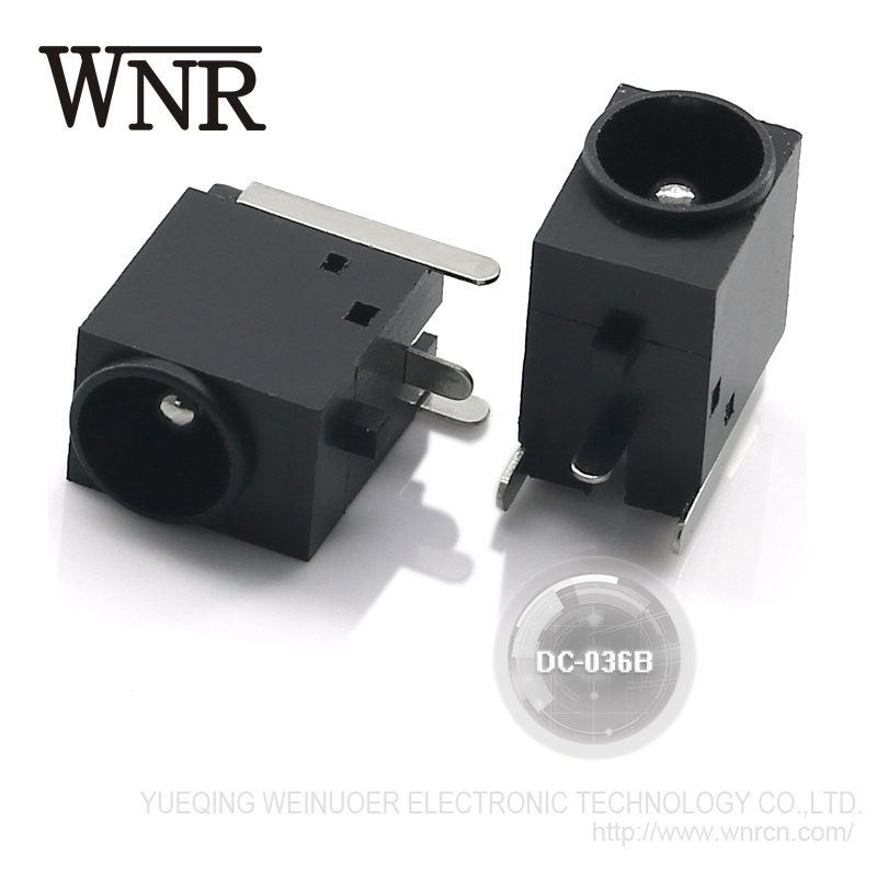 Good Quality Metal 3 Pin DC-036b DC Power Jack