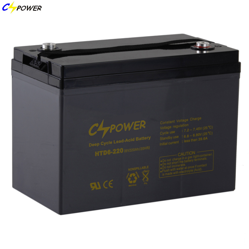 220ah Deep Cycle AGM Battery for Boomlift/Marine/EV