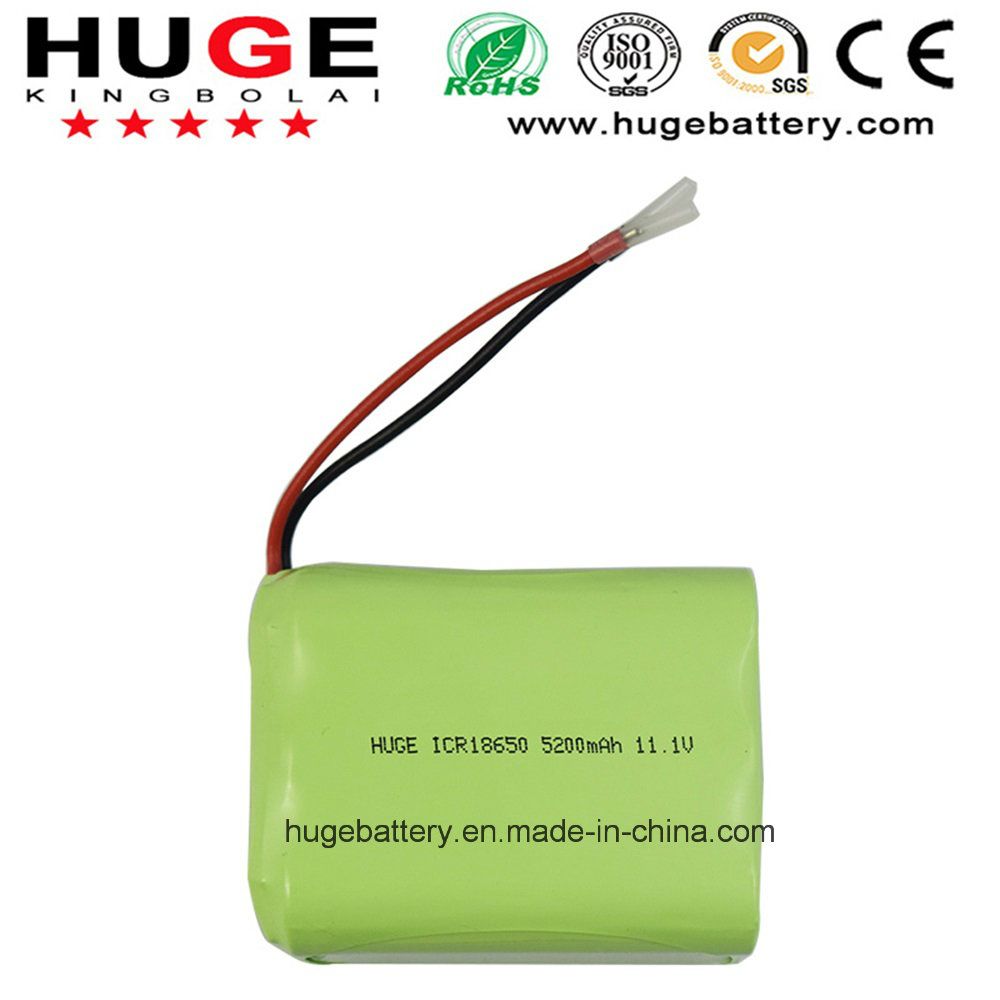 5200mAh 11.1V Rechargeable Lithium Battery ICR18650