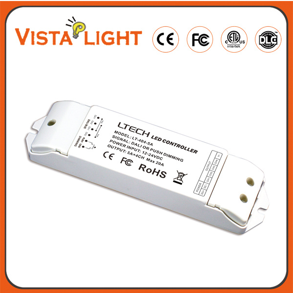 240W/480W (12V/24V) Dimming Constant Current LED Driver with 4chs Output