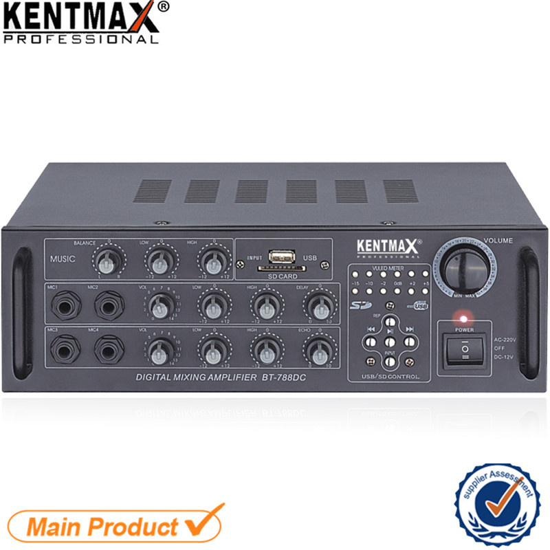 15W DC 12V AC 220V Mini Power Amplifier (BT-788DC)