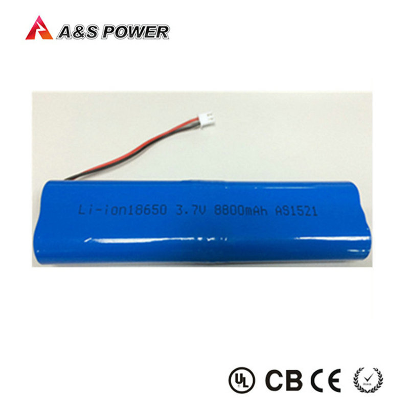 18650 Rechargeable 3.7V 8800mAh Lithium Ion Battery Pack