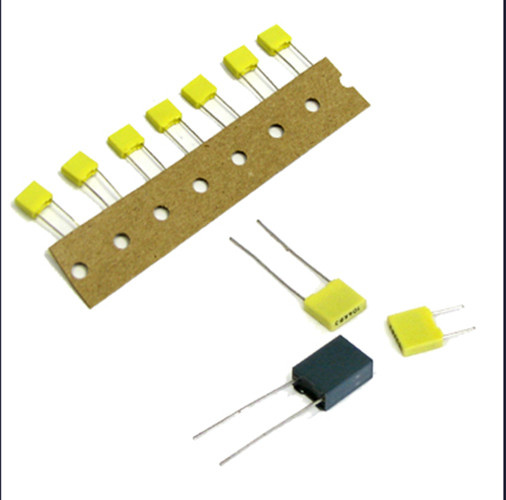 Mini Box Type Metallzied Polyester Film Capacito Ammo Packing 5mm Tmcf07