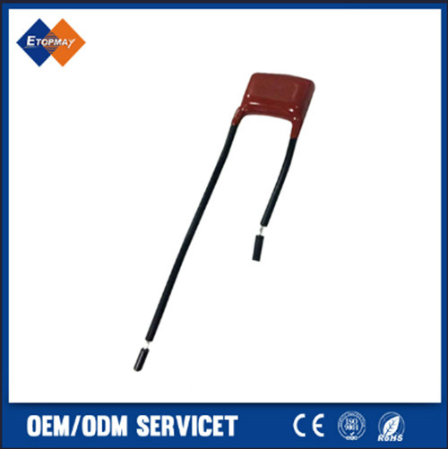 0.001UF 400V Cbb21 Polypropylene Film Capacitor with Wire Tmcf15