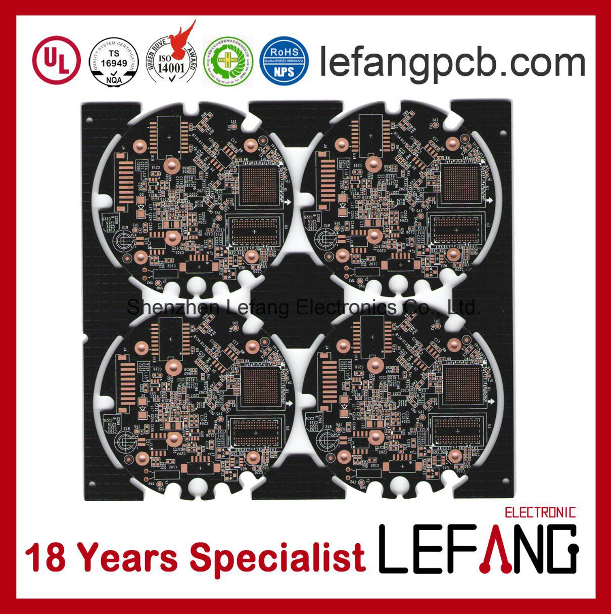 18 Years HD Video Circuit Board PCB Manufacturer