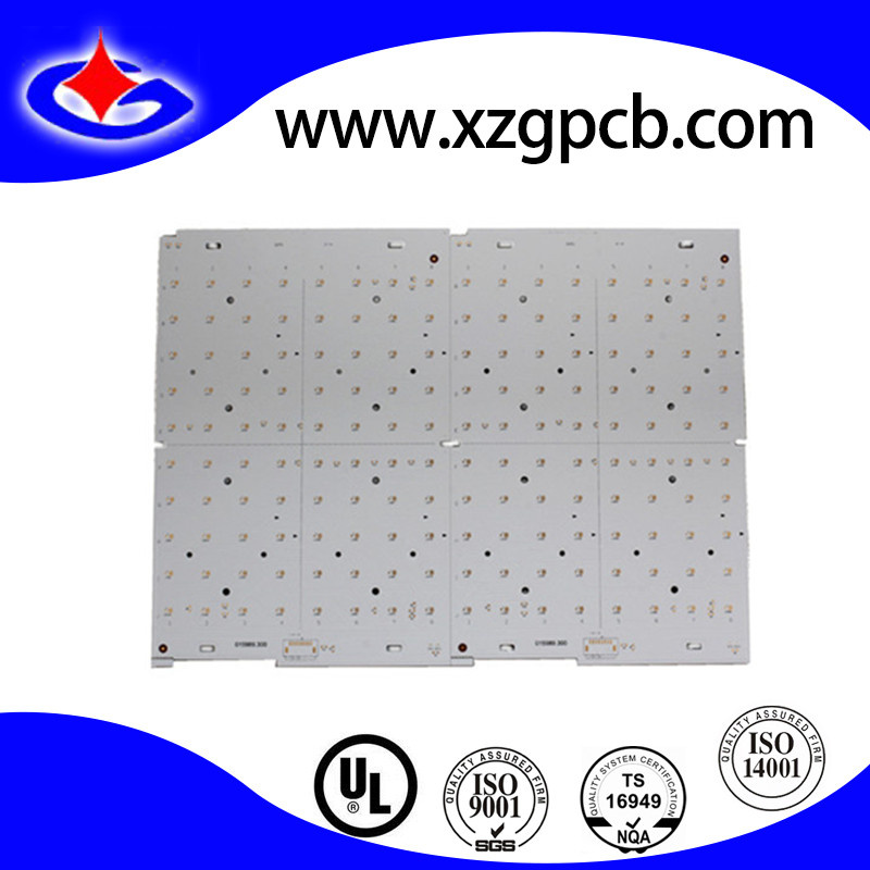 1-Layer Aluminum LED PCB with White Solder Mask