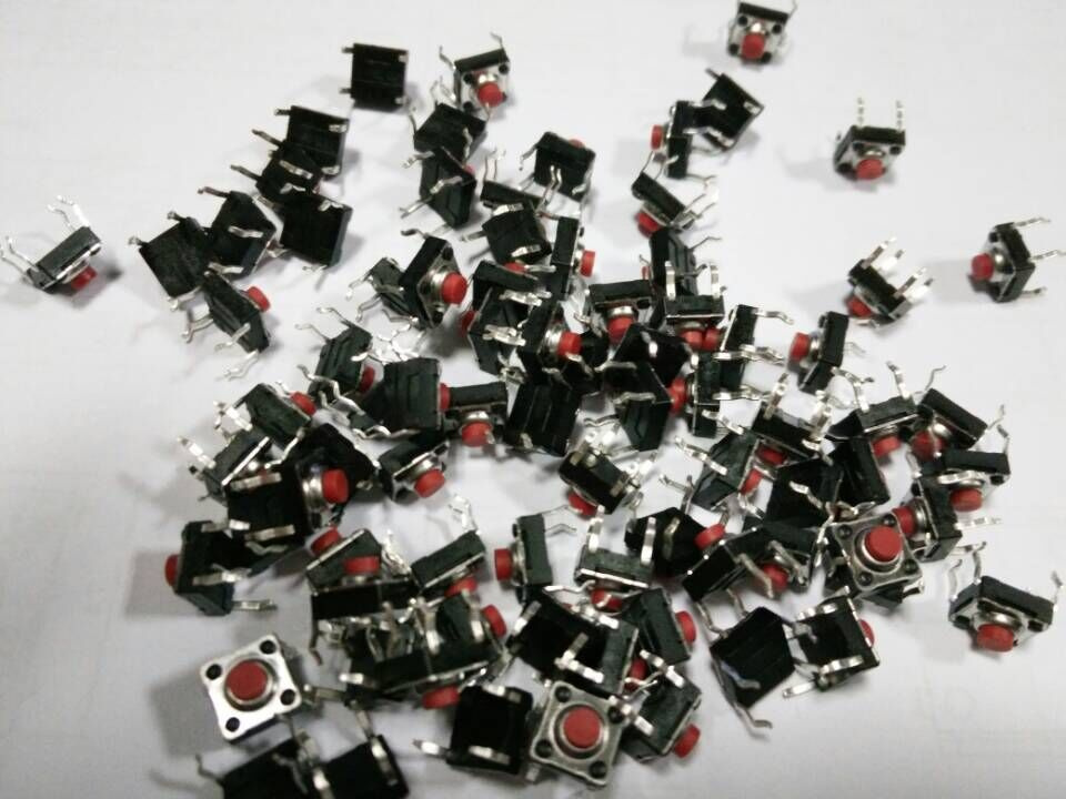 Waterproof Tact Switch with Red Button