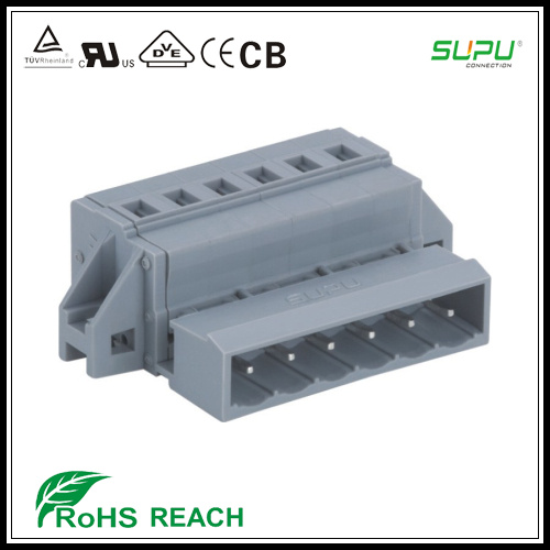 Supu Mcs Male Terminal Blocks Connector 2.5mm IEC 250V 12A