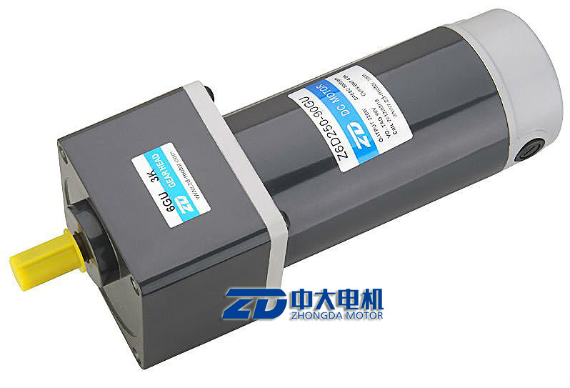 DC gear motor 110mm, low speed