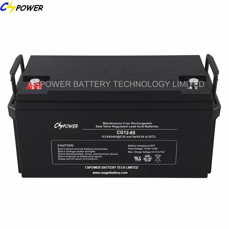 12V65ah Deep Cycle Battery Gel Battery for Alarm System