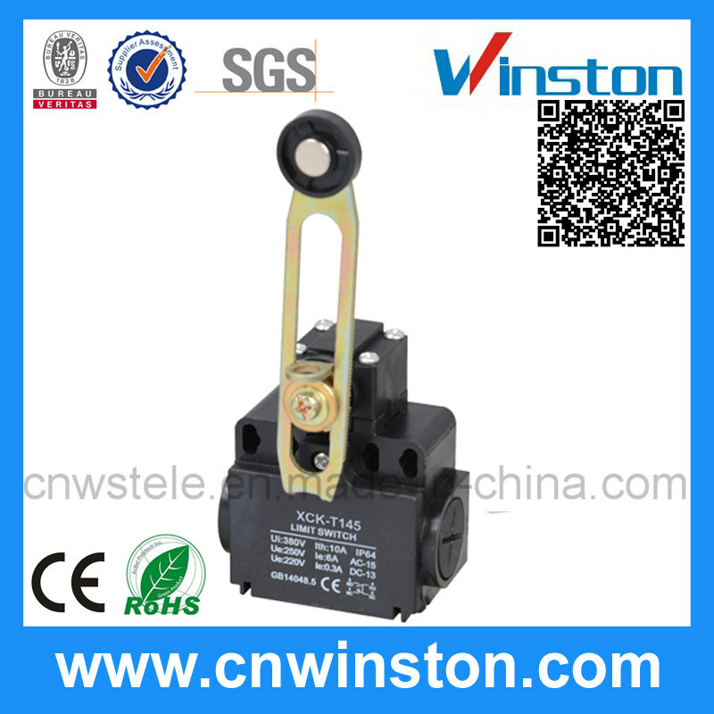 Adjustable Length Thermoplastic Roller Plunge Limit Switch with CE