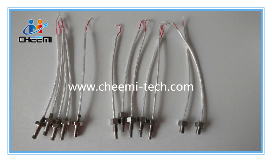 Temperature Sensor PT500 Rtd Probe with Connecting Cable 2 Wire