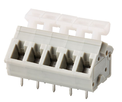 Hot Sale Screwless/PCB Spring Terminal Block Connector (WJ243A-5.0)