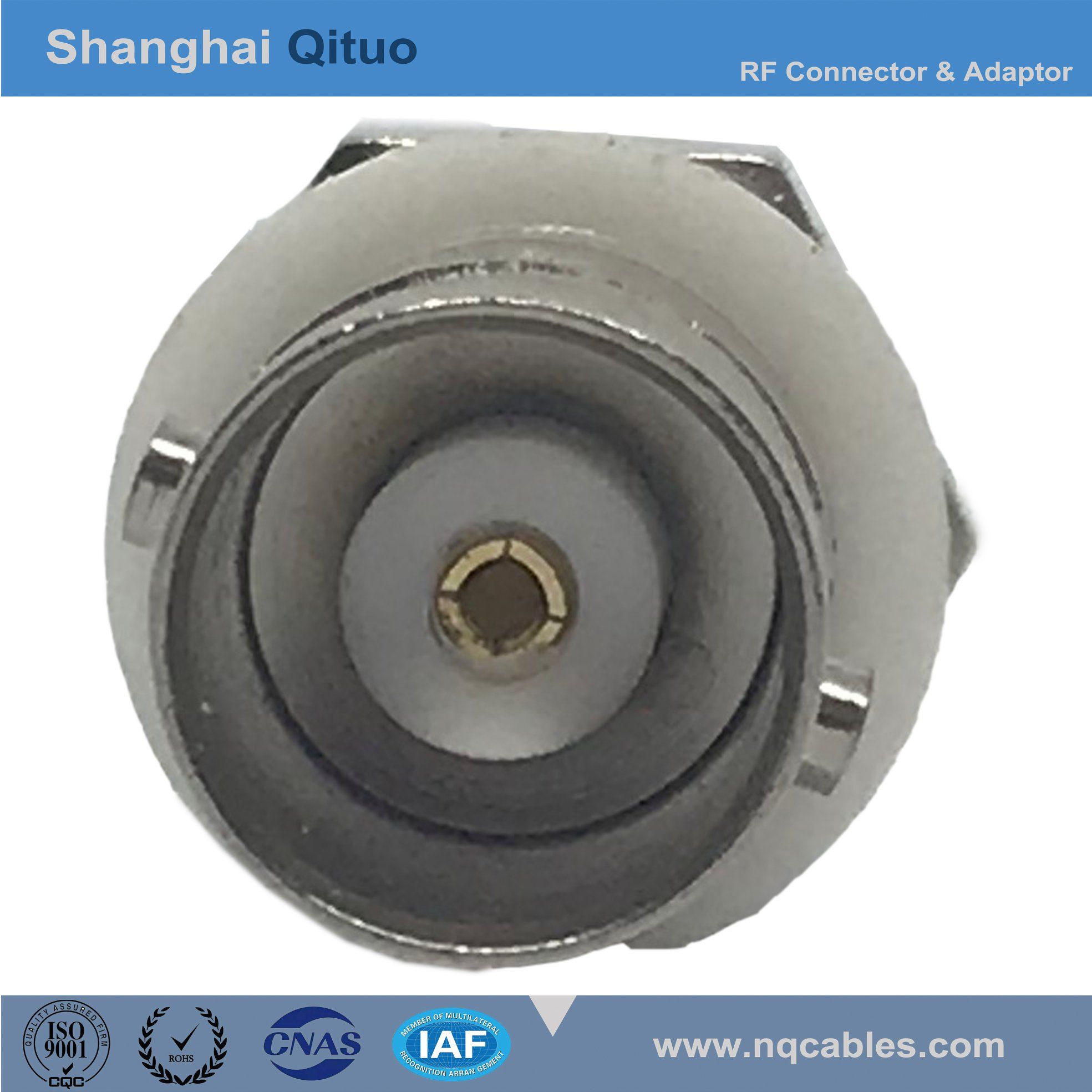 RF Connector BNC Straight Female Jack End-Tooth (BNC-KY)