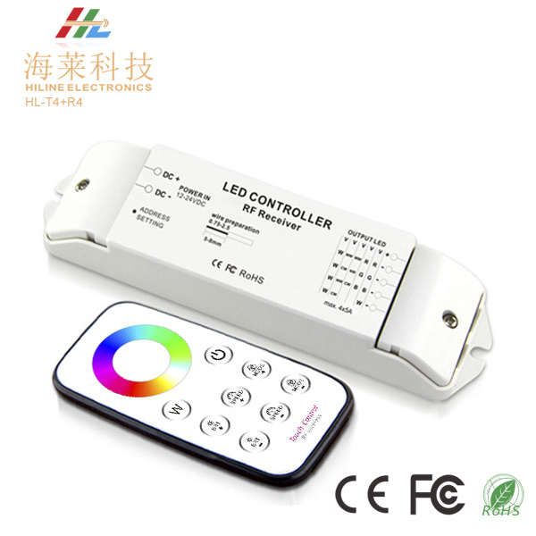 RGBW Strip Controller 5A*4CH Hl-T4+R4