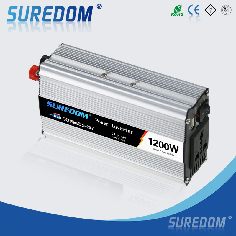1200W Power Inverter Converter 12V 220V DC to AC Solar Inverter Car Inverter Modified Sine Wave