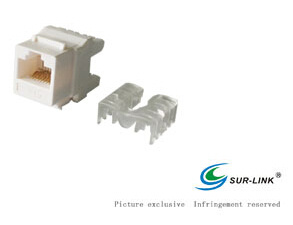 UTP Cat. 6 Keystone Jack 180 Degree (Short Type)