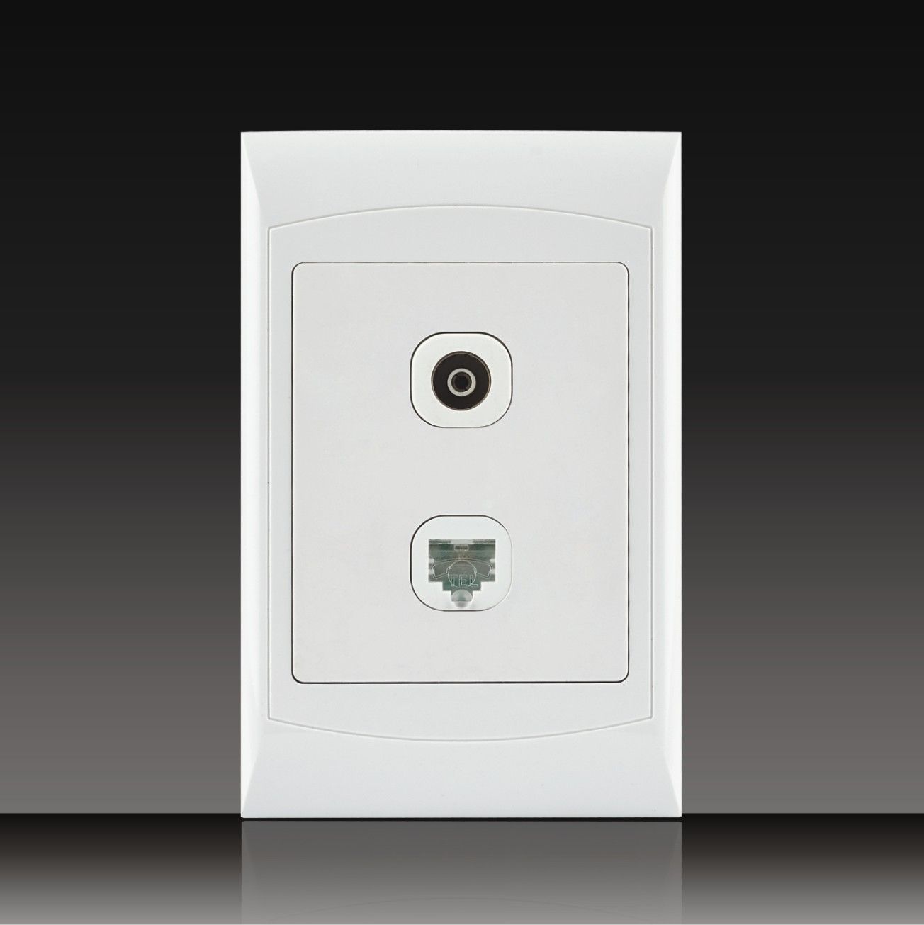TV Socket+Tel Socket (S120ATVDH)