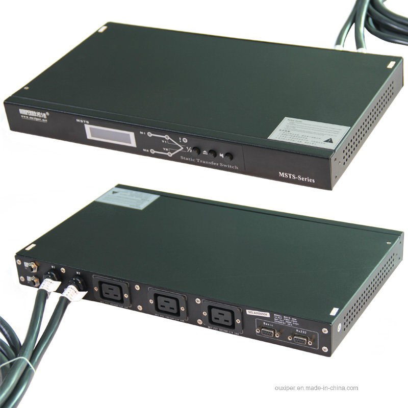 Msts-25A 240VAC 2 Pole Single Phase Industrial Automatic Transfer Switch