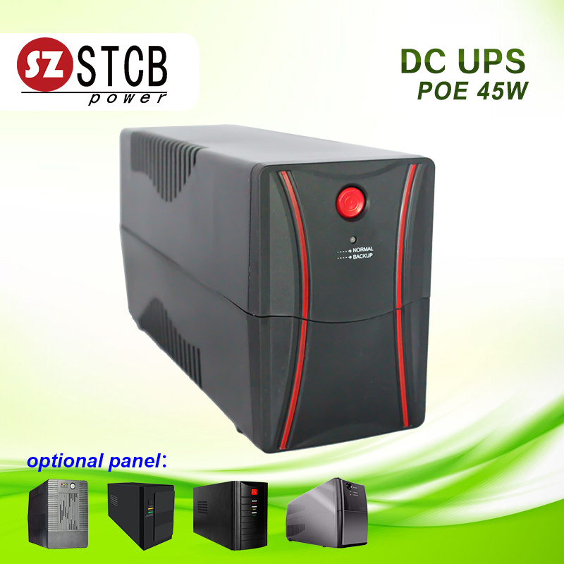 Poe IP Camera UPS 45W with DC 12V 9V Output