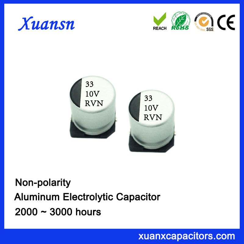 High Stability 33UF 10V Chip Non Polar Electrolytic Capacitor