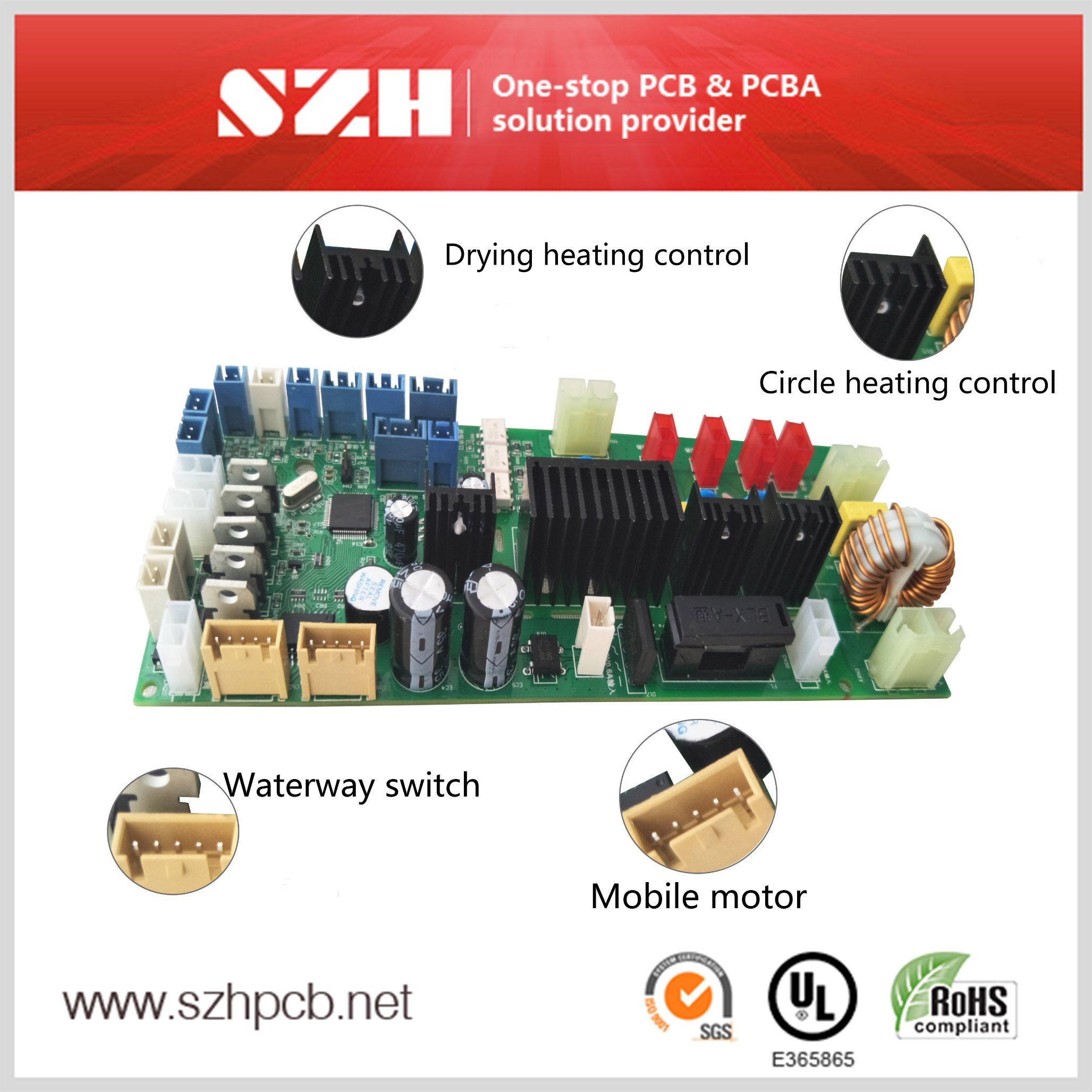 High Quality Smart Bidet Printed Circuit Board Assembly