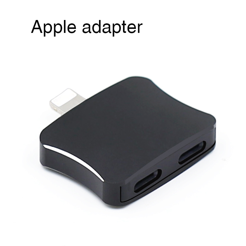Mini Portable Headphone Audio Aux Adapter & Splitter for iPhone 8/X