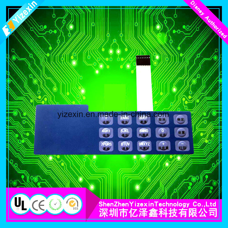Touch Screen Light Control Membrane Switch with No Wire No Battery