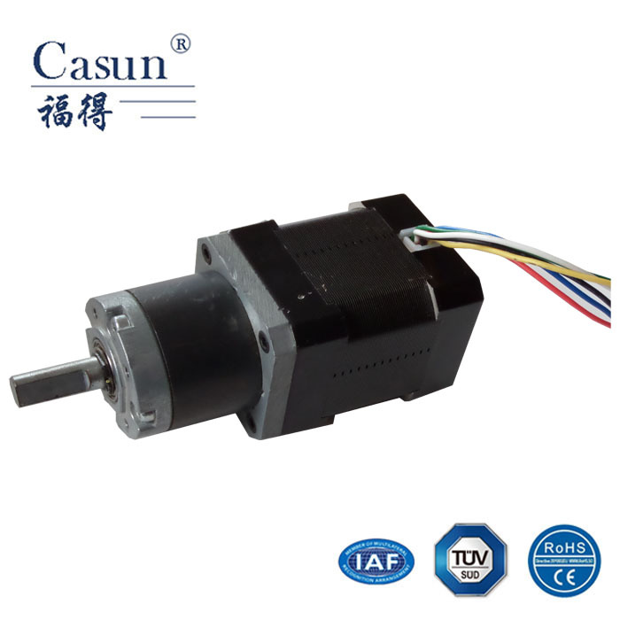 Smooth Running NEMA 17 Step Motor (42SHD0404-19G) with Gear Box, 42mm*42mm Gear Reducer Stepper Motor for Cutting Machine